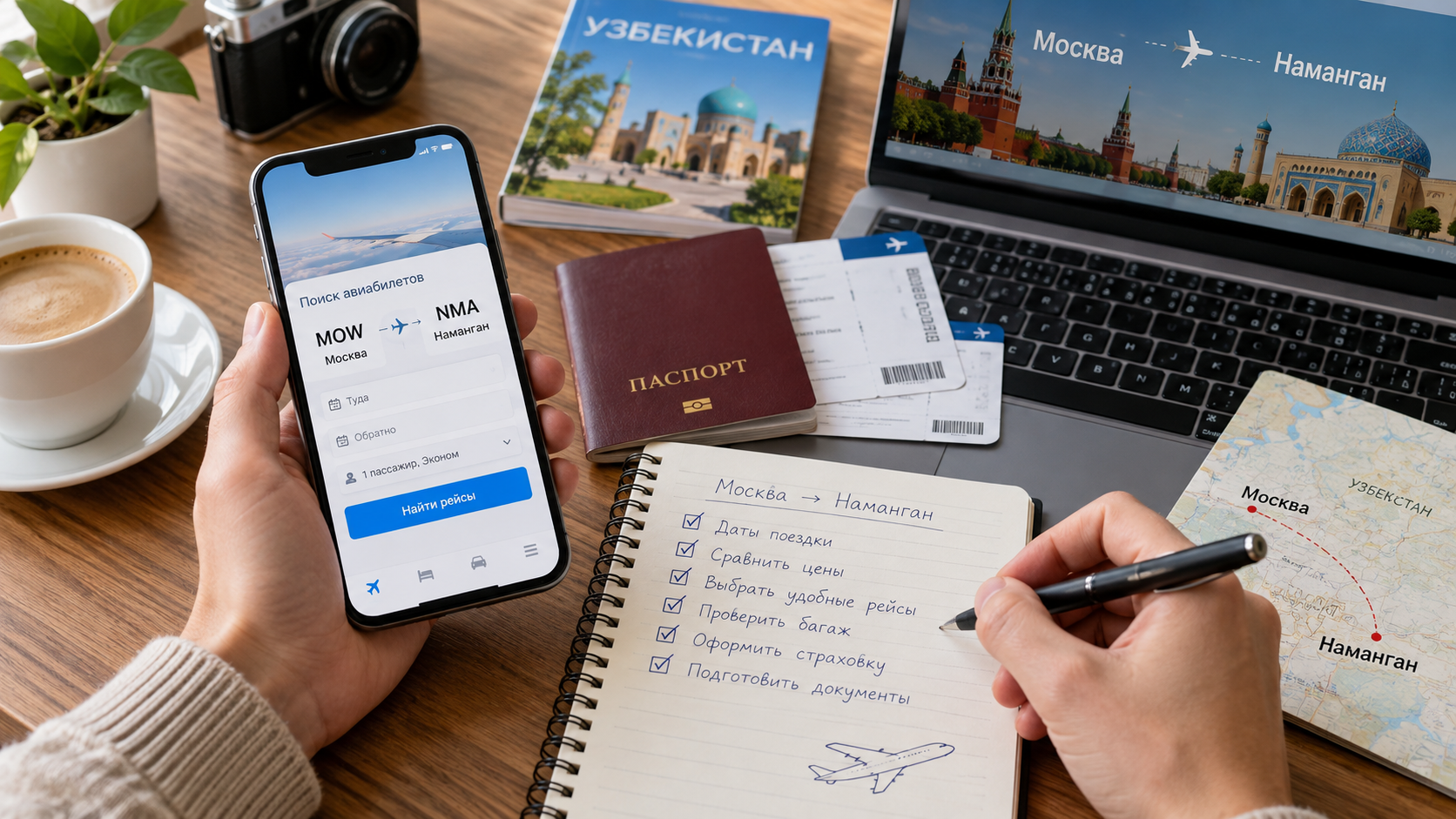 Москва - Наманган: как спланировать перелет и выбрать авиабилеты без спешки